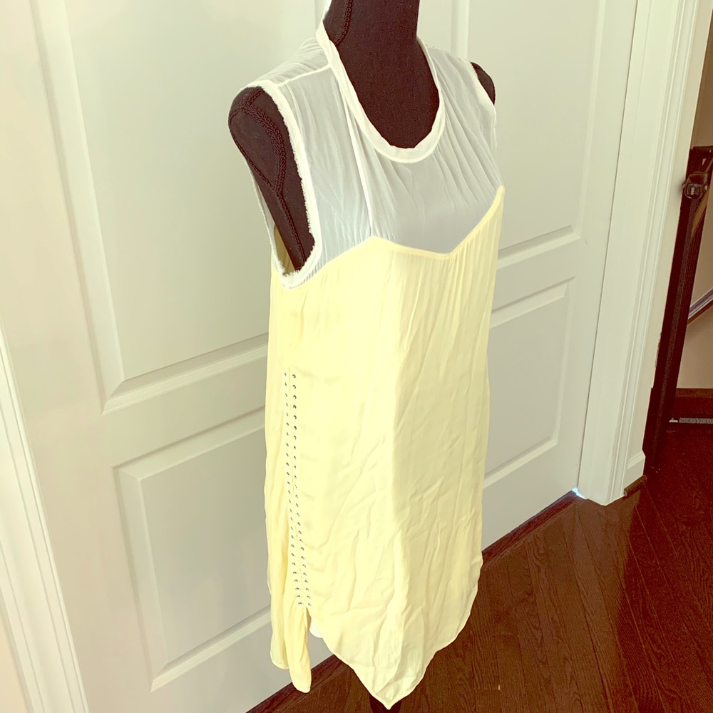 3.1 Phillip Lim pale yellow shift dress